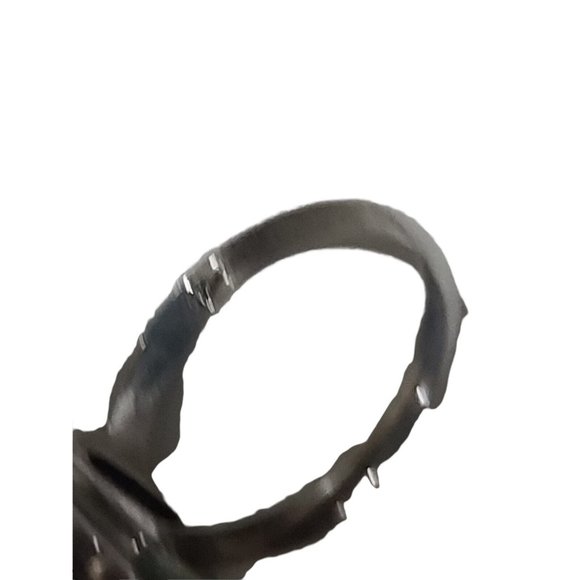 Judith Jack Sterling Silver Marcasite Heart Ring Size 7.5 - Picture 12 of 12